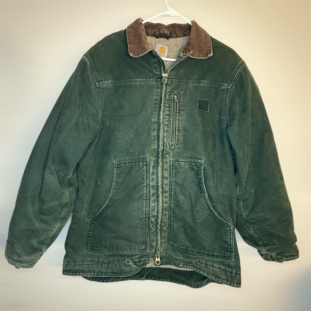 Men's Carhartt Jacket, Size XL, Green